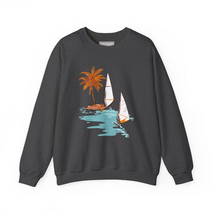 Tropical Chic Artisanal Sweatshirt
