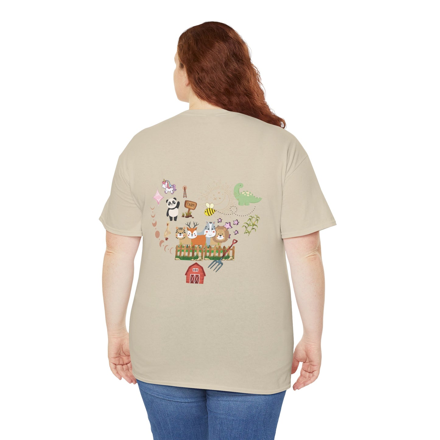 Farm Illustrations Unisex Heavy Cotton Tee