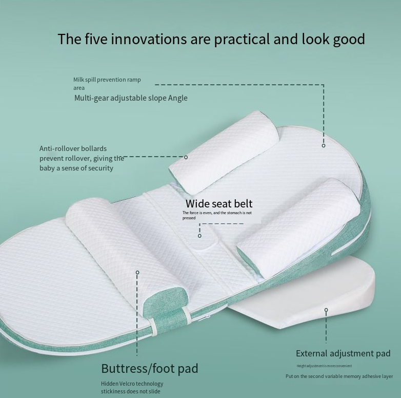 Baby Anti Spitting Slope Pad