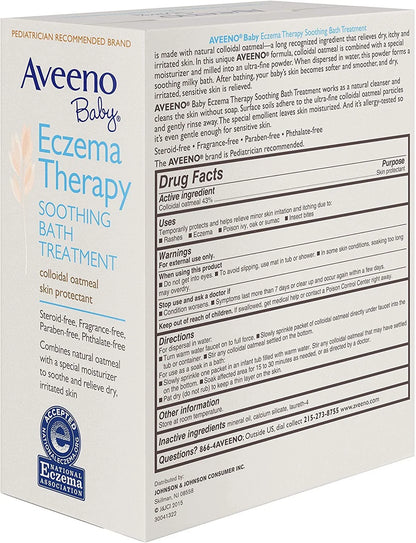 Baby Soothing Bath Treatment W/ Colloidal Oatmeal, 3.75Oz, 3-Pack