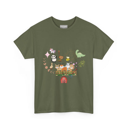 Farm Illustrations Unisex Heavy Cotton Tee