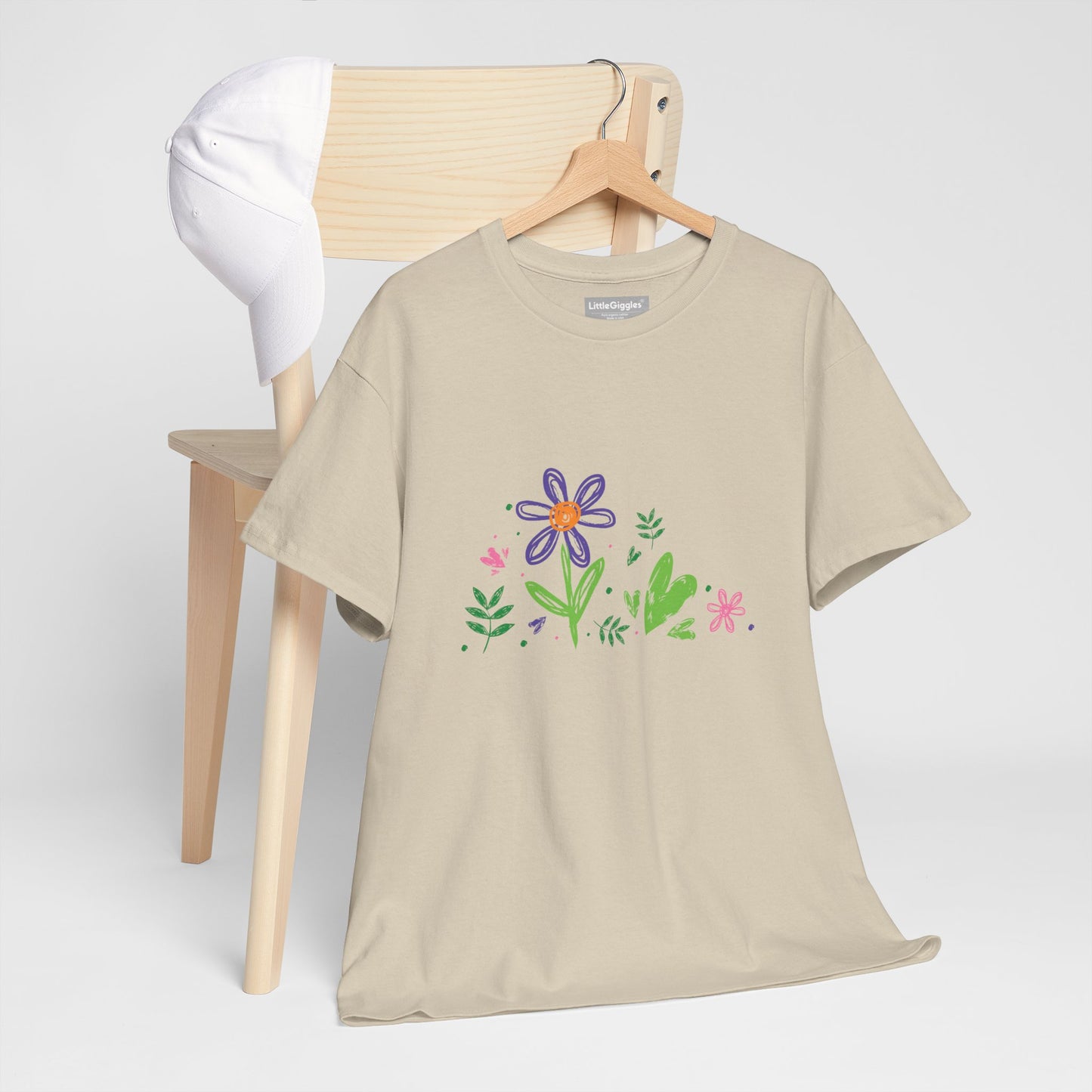 Floral Unisex Heavy Cotton Tee