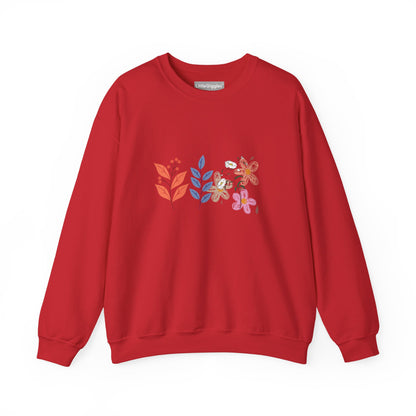 Floral Chic Artisanal Sweatshirt