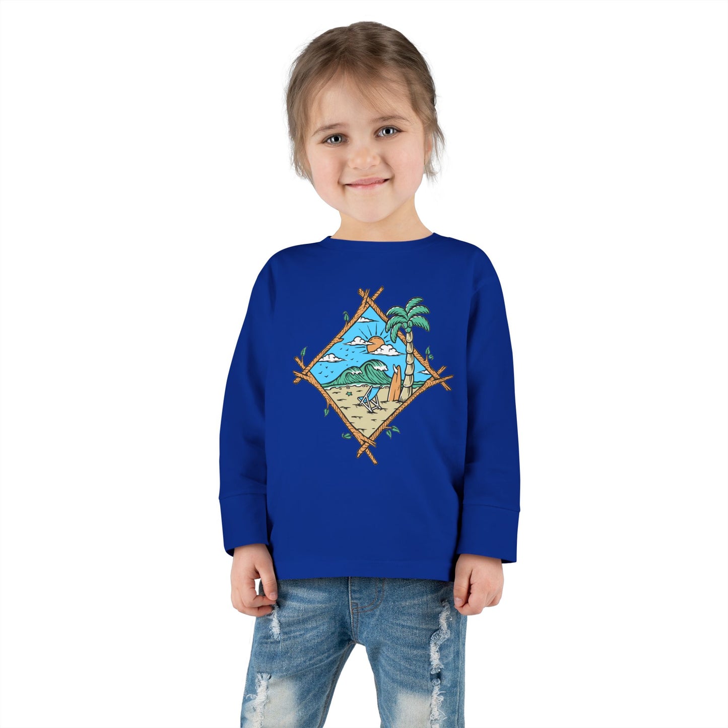 Tropical Toddler Long Sleeve Tee
