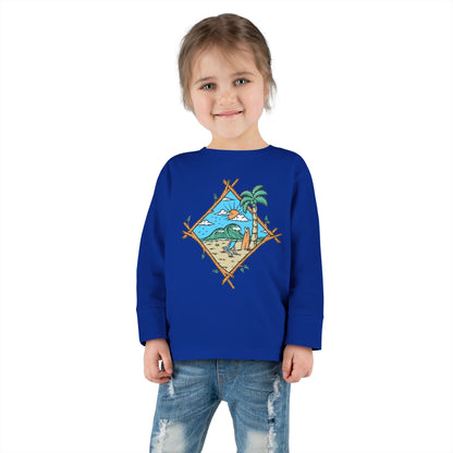 Tropical Toddler Long Sleeve Tee