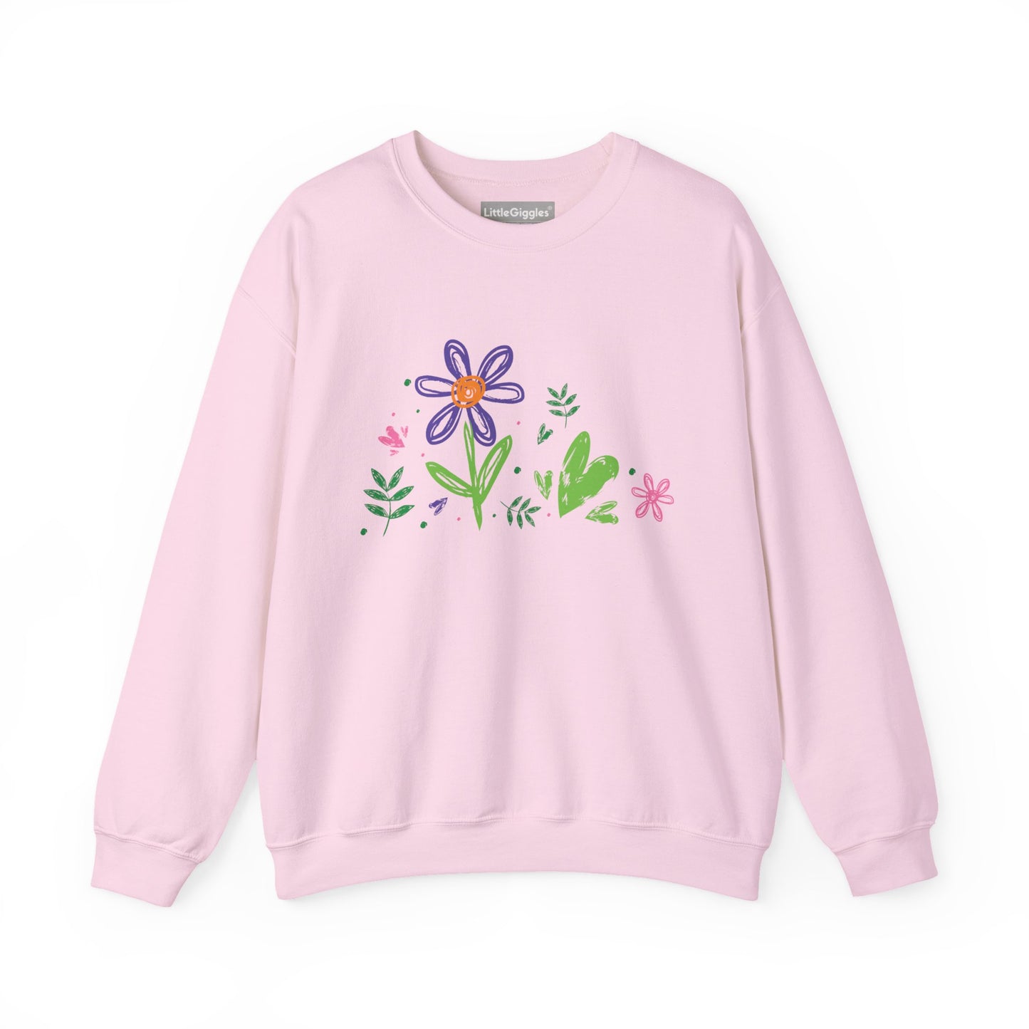 Floral Chic Artisanal Sweatshirt