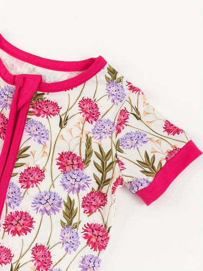 Combinaison zippée à manches courtes Flora &amp; Fauna