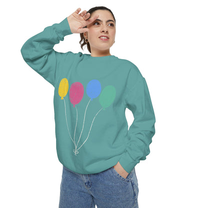 Colorful Balloon Design Unisex Sweatshirt
