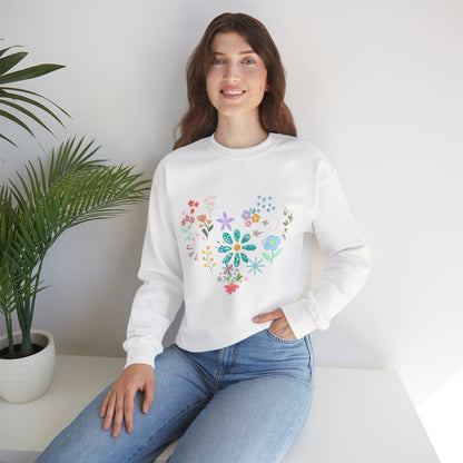 Floral Crewneck Sweatshirt