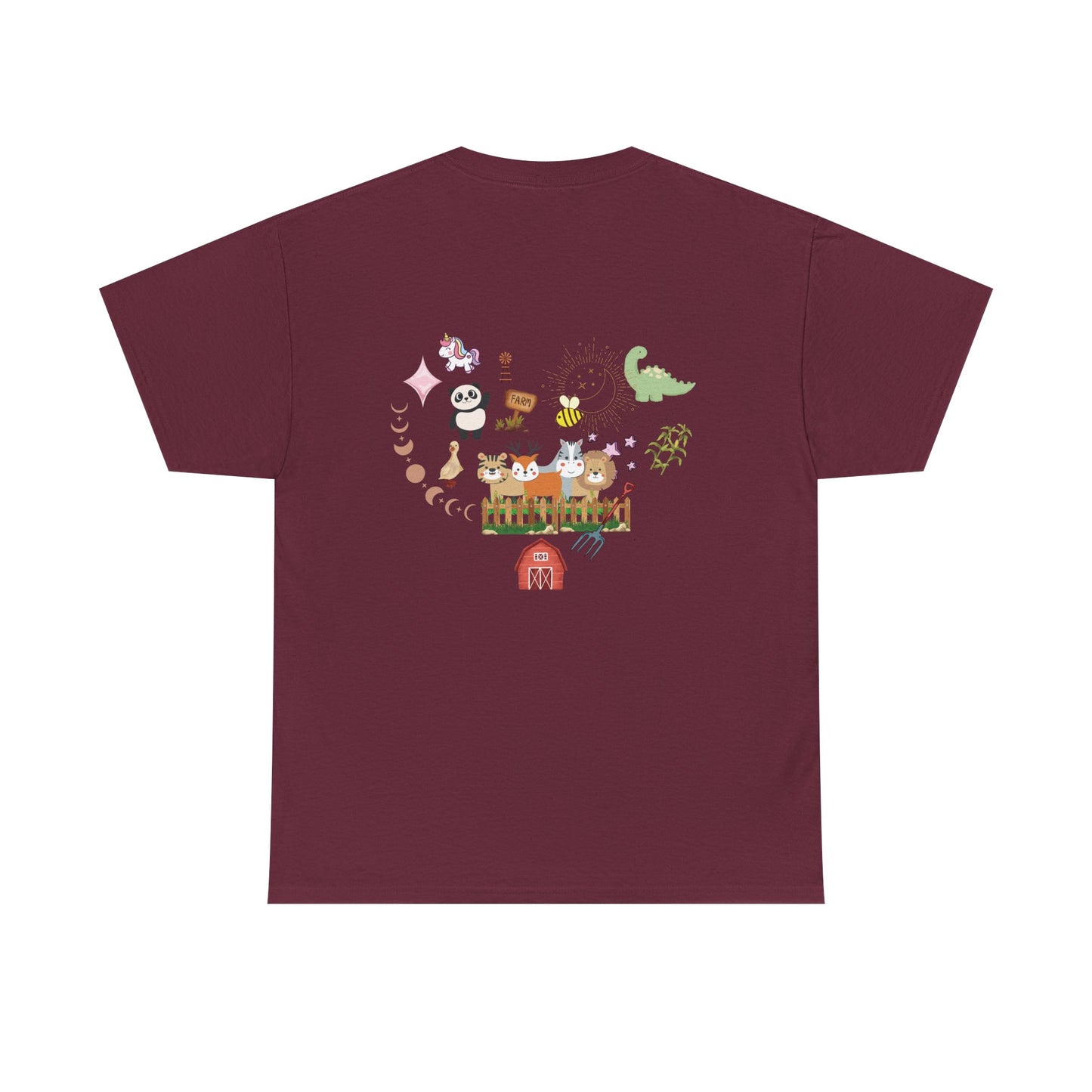 Farm Illustrations Unisex Heavy Cotton Tee