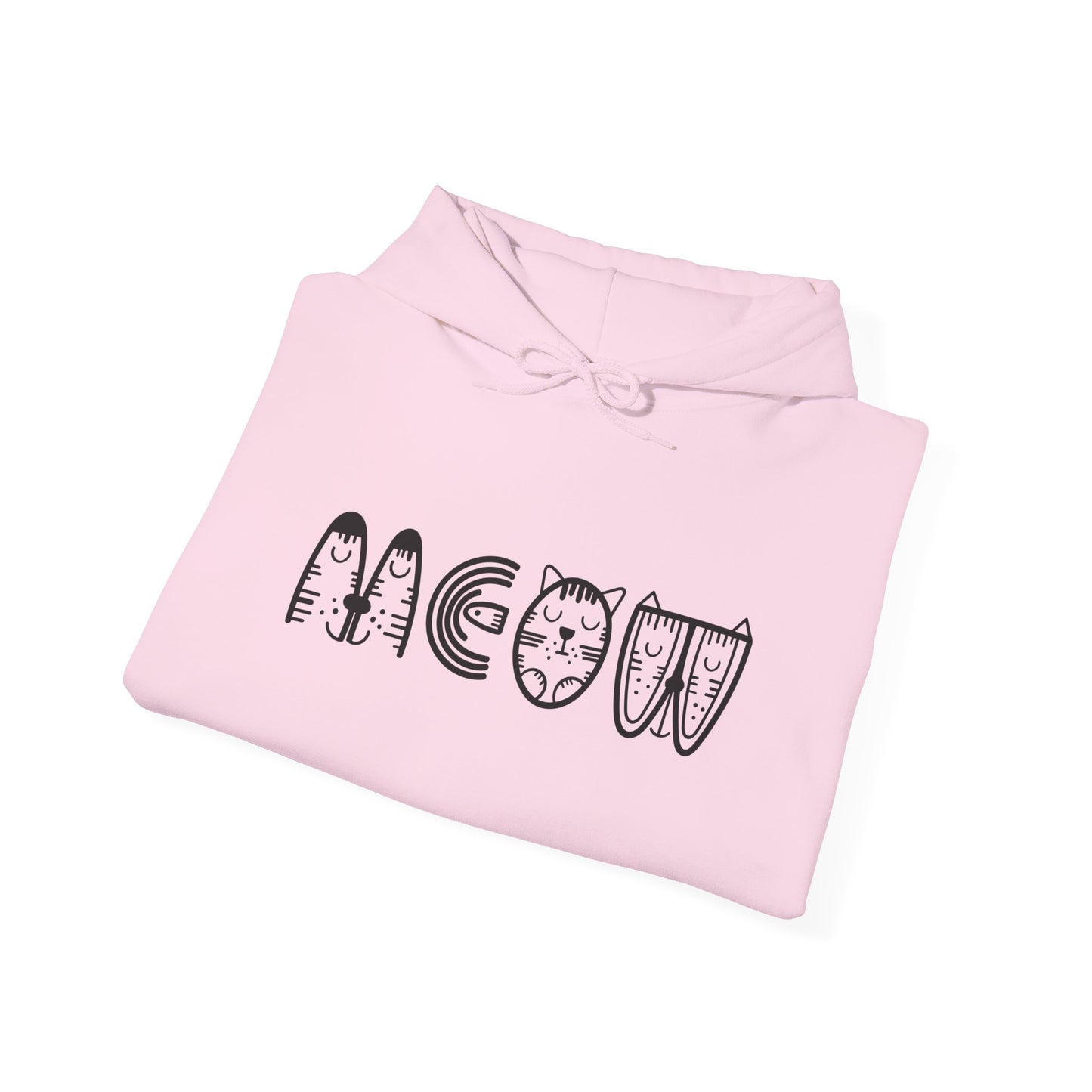 Cozy Meow Themed Hoodie