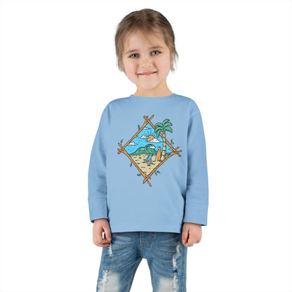 Tropical Toddler Long Sleeve Tee