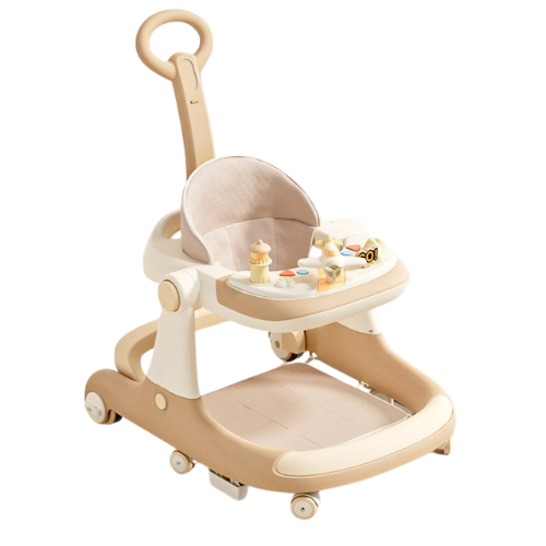 Trotteur pliable pour bébé anti-jambes multifonctionnel