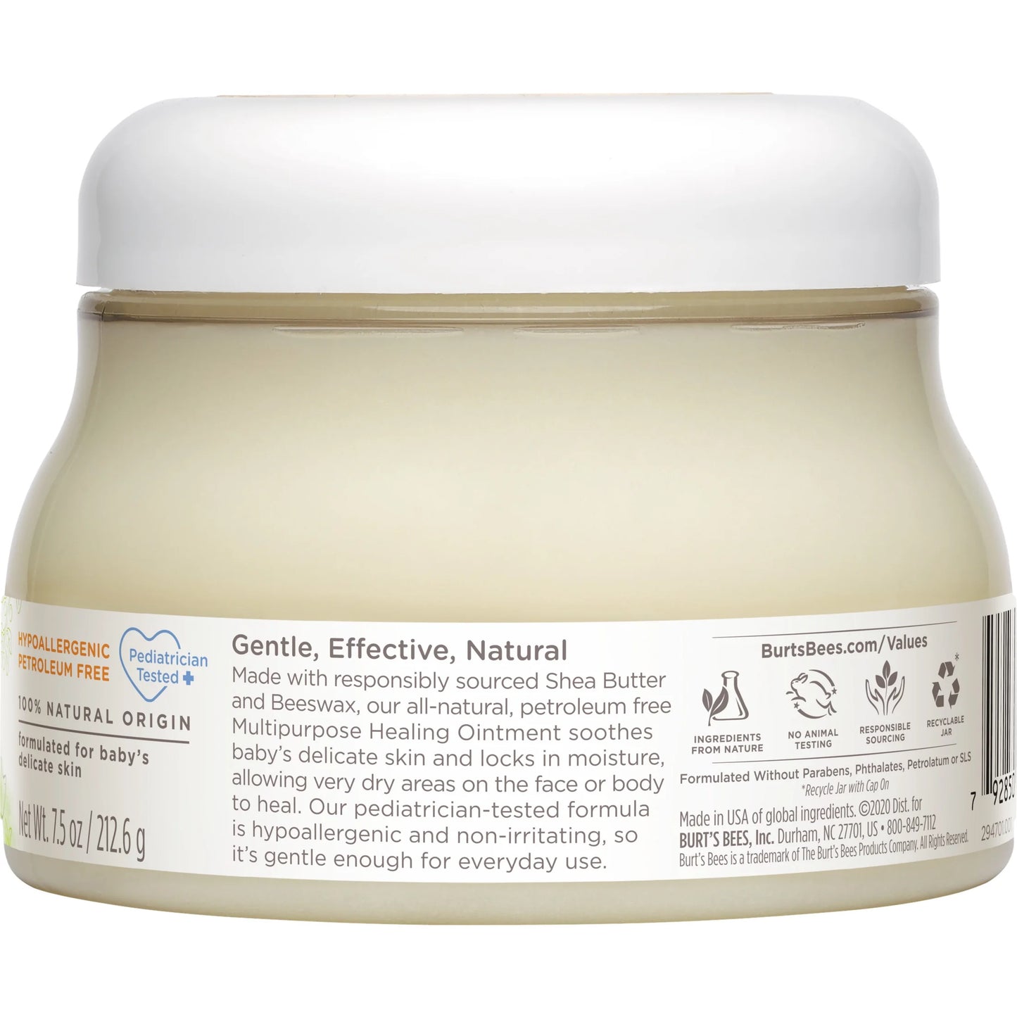 Baby 100% Natural Origin Multipurpose Healing Ointment - 7.5 Ounce Tub