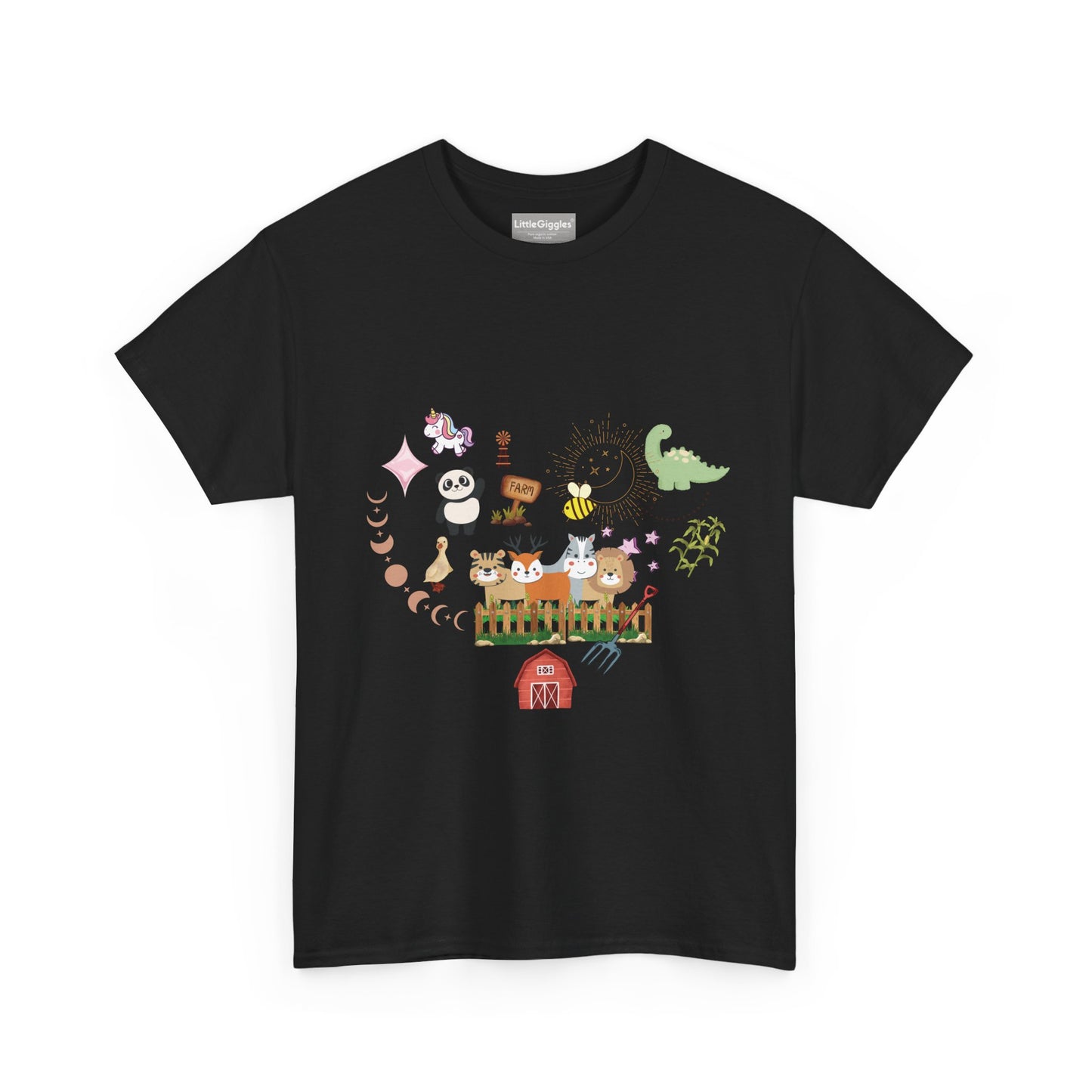 Farm Illustrations Unisex Heavy Cotton Tee