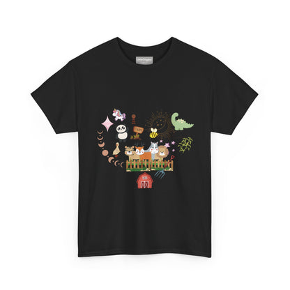 Farm Illustrations Unisex Heavy Cotton Tee