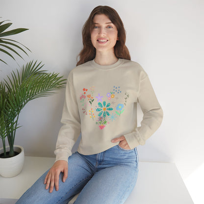Floral Crewneck Sweatshirt