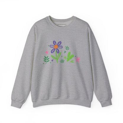 Floral Chic Artisanal Sweatshirt