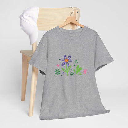 Floral Unisex Heavy Cotton Tee