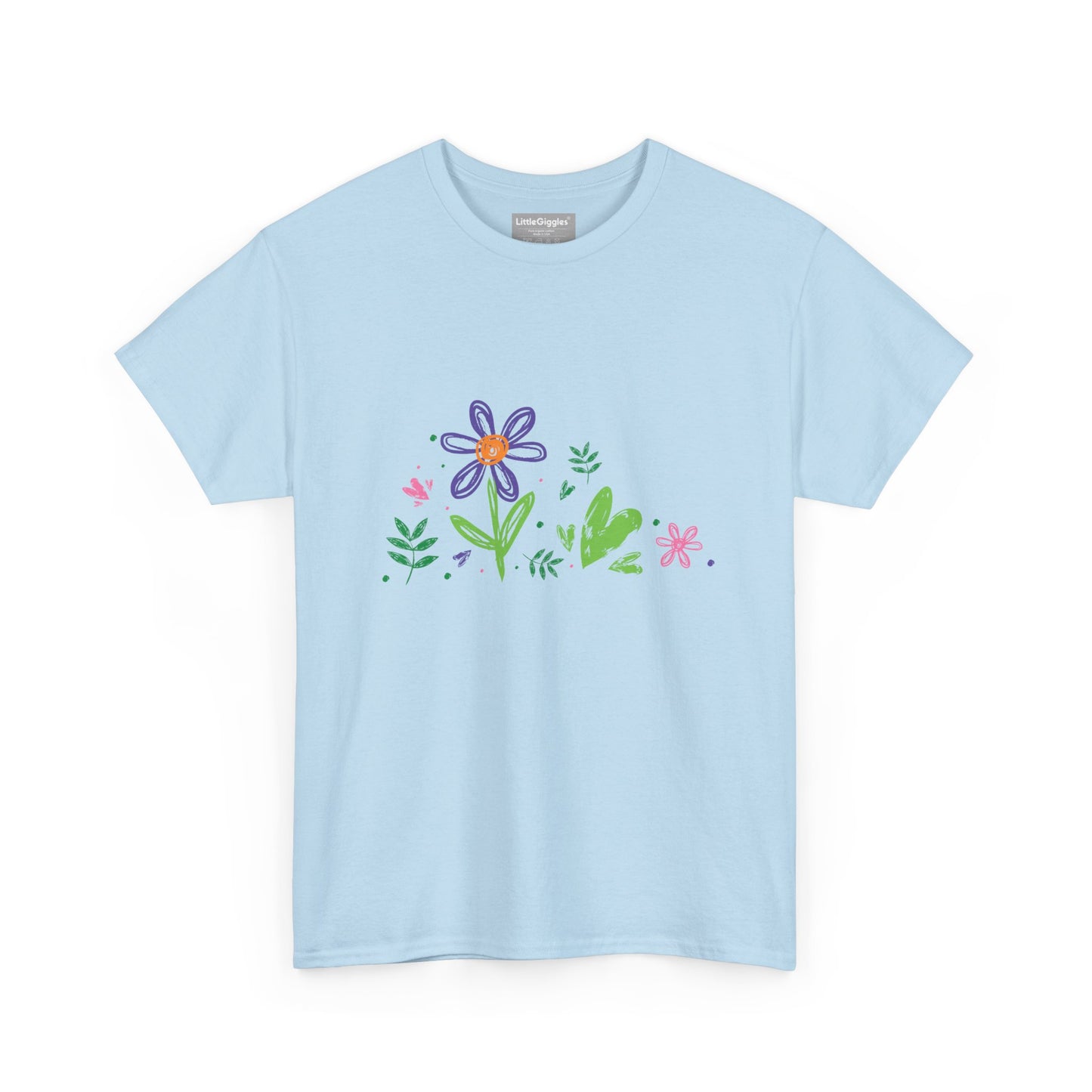 Floral Unisex Heavy Cotton Tee