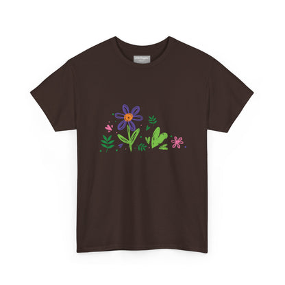 Floral Unisex Heavy Cotton Tee