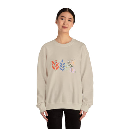 Floral Chic Artisanal Sweatshirt
