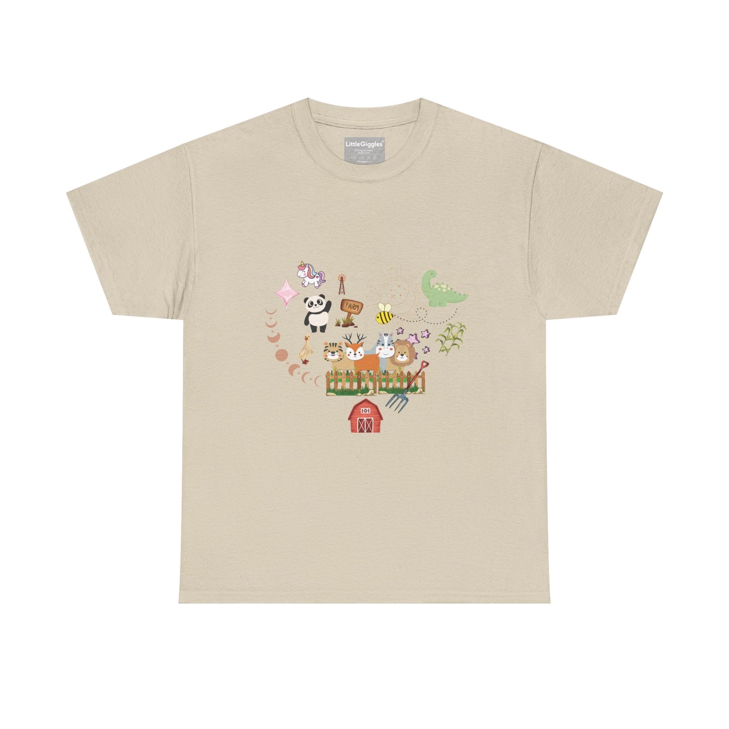 Farm Illustrations Unisex Heavy Cotton Tee