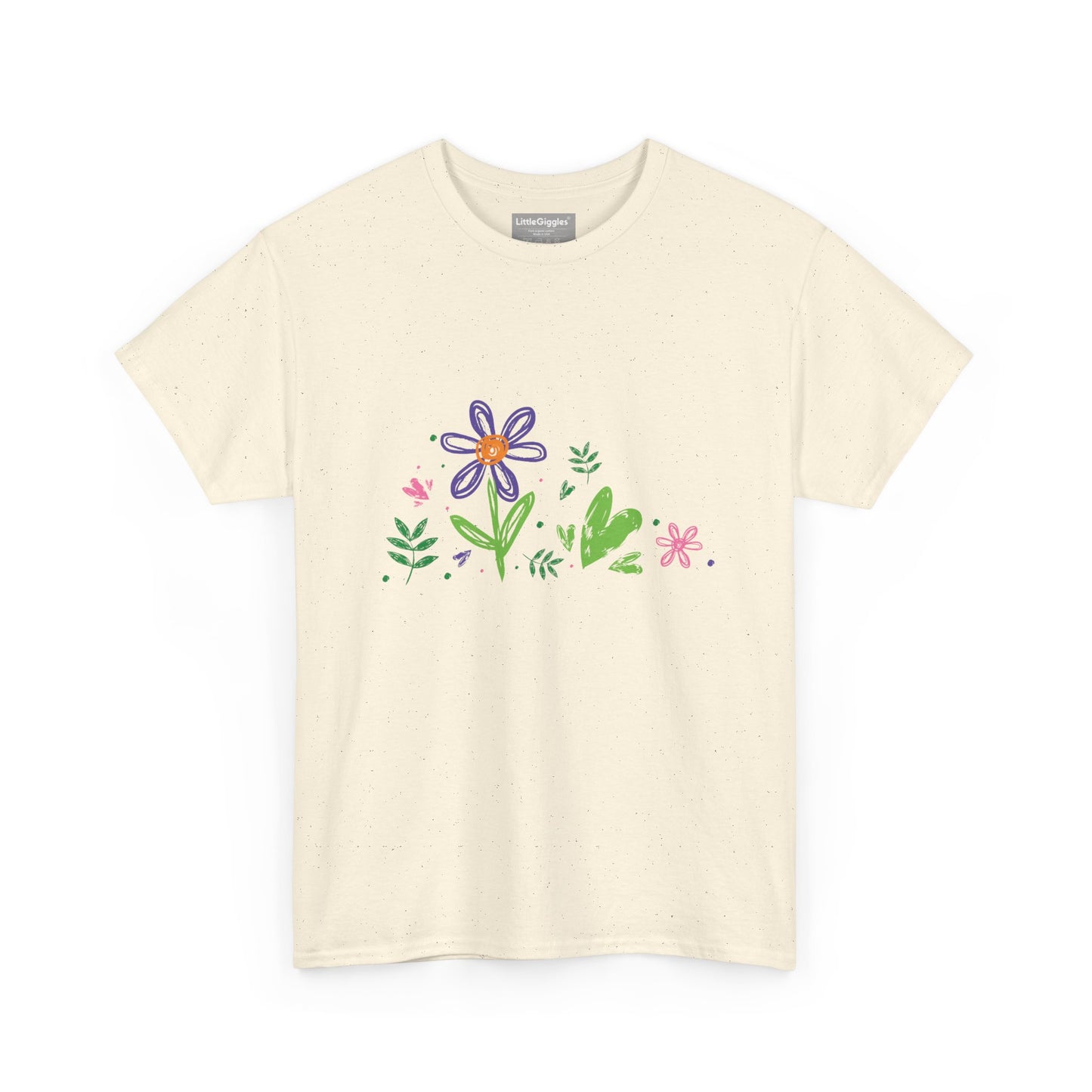 Floral Unisex Heavy Cotton Tee