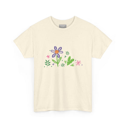 Floral Unisex Heavy Cotton Tee