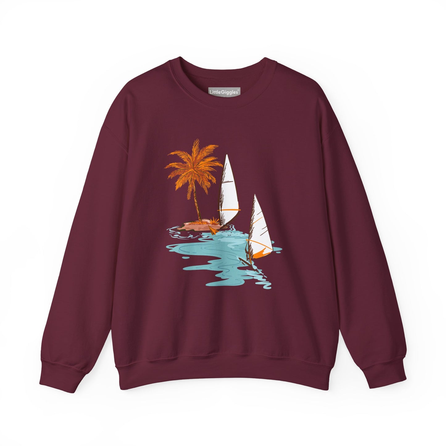 Tropical Chic Artisanal Sweatshirt