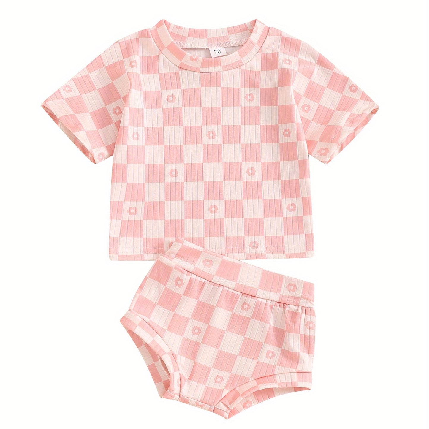 2 Piece Summer Checkerboard Set
