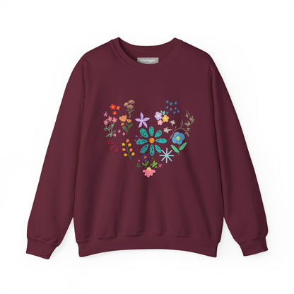 Floral Crewneck Sweatshirt