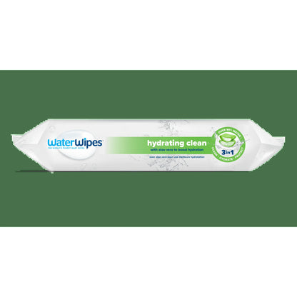 (4 Pack)  Hydrating Clean 99% Water Based Aloe Vera Baby Wipes, 2 Resealable Packs (120 Wipes)