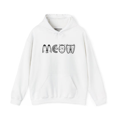Cozy Meow Themed Hoodie