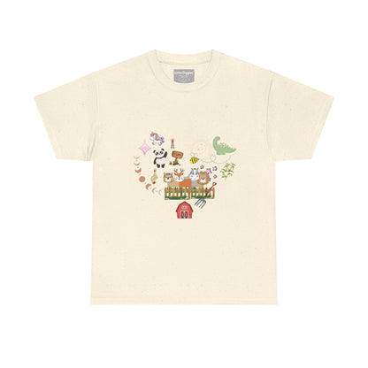 Farm Illustrations Unisex Heavy Cotton Tee