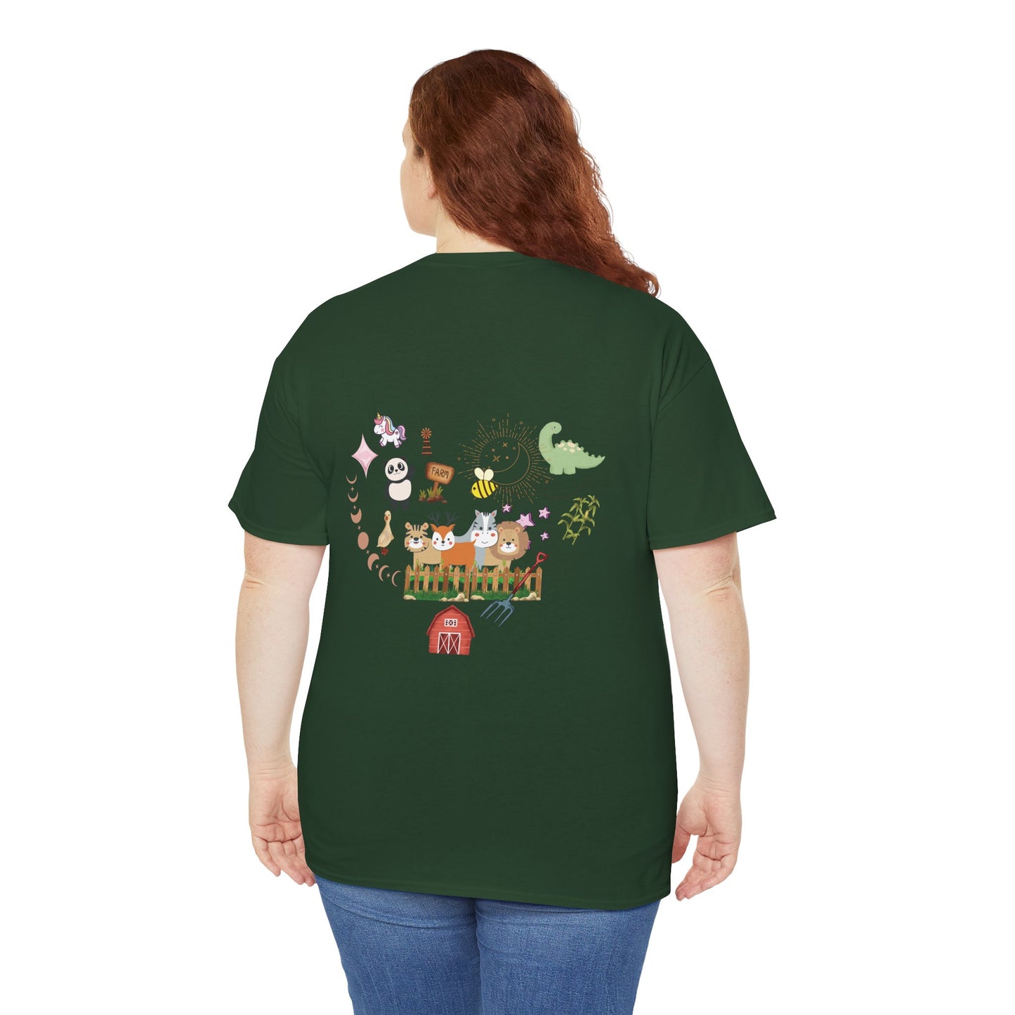 Farm Illustrations Unisex Heavy Cotton Tee