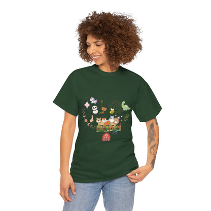 Farm Illustrations Unisex Heavy Cotton Tee