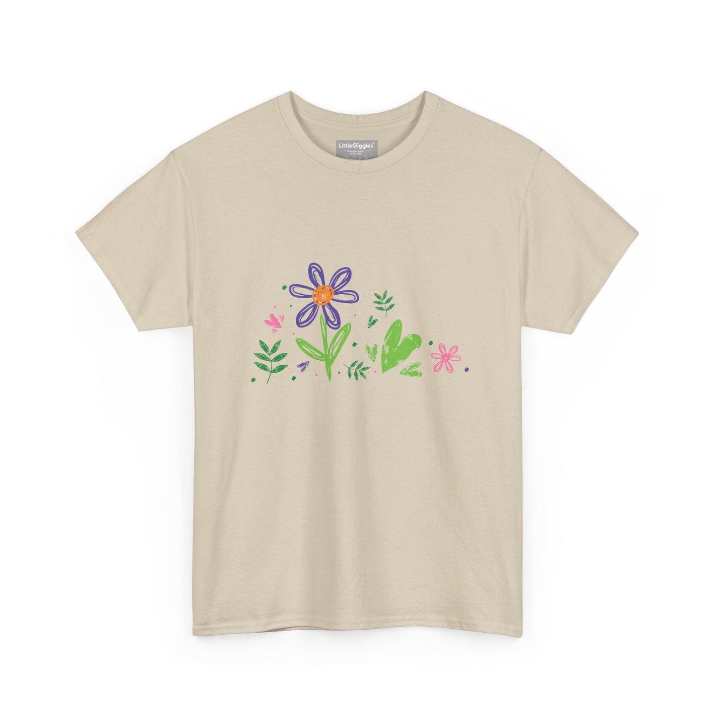Floral Unisex Heavy Cotton Tee