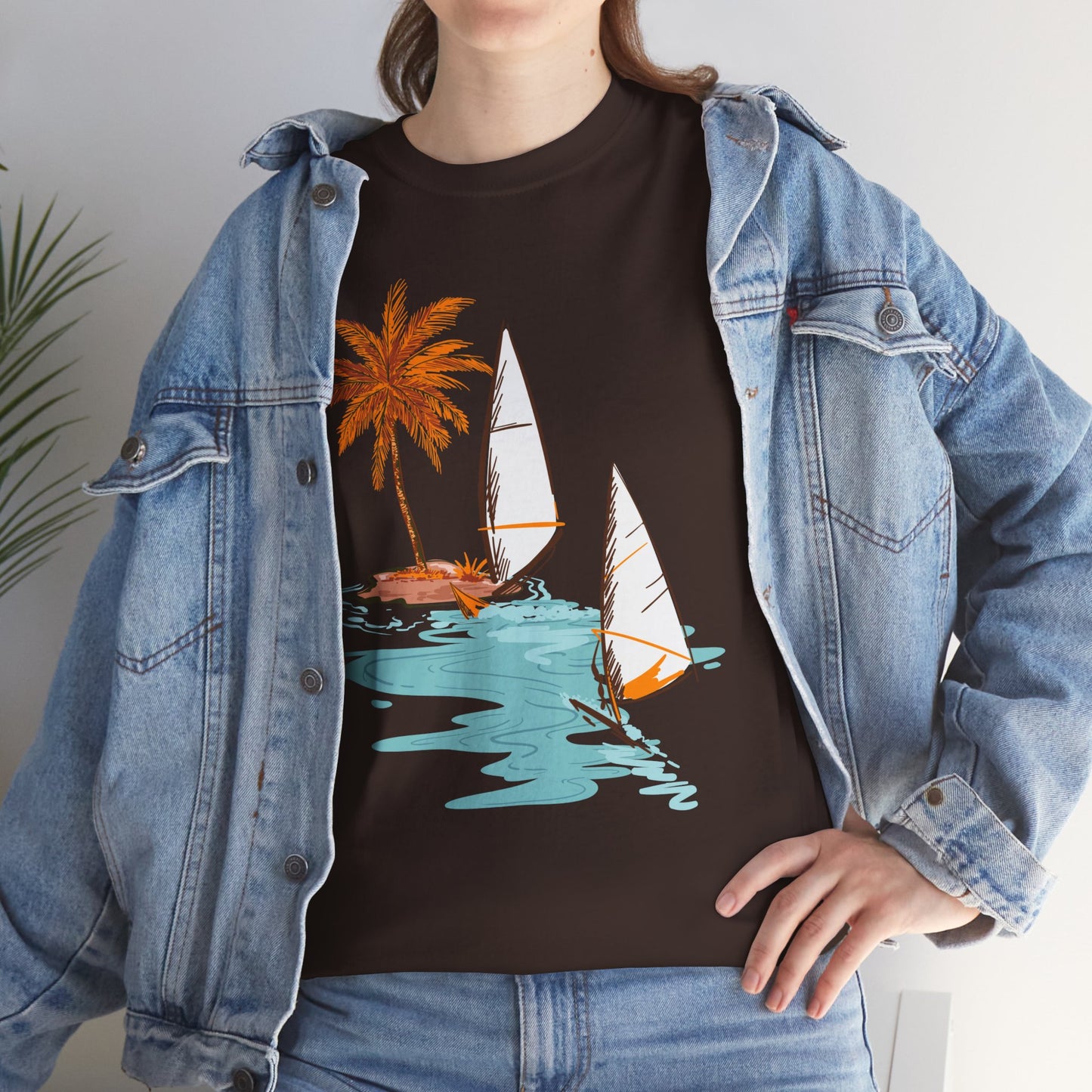 Beach Vibes Unisex Heavy Cotton Tee