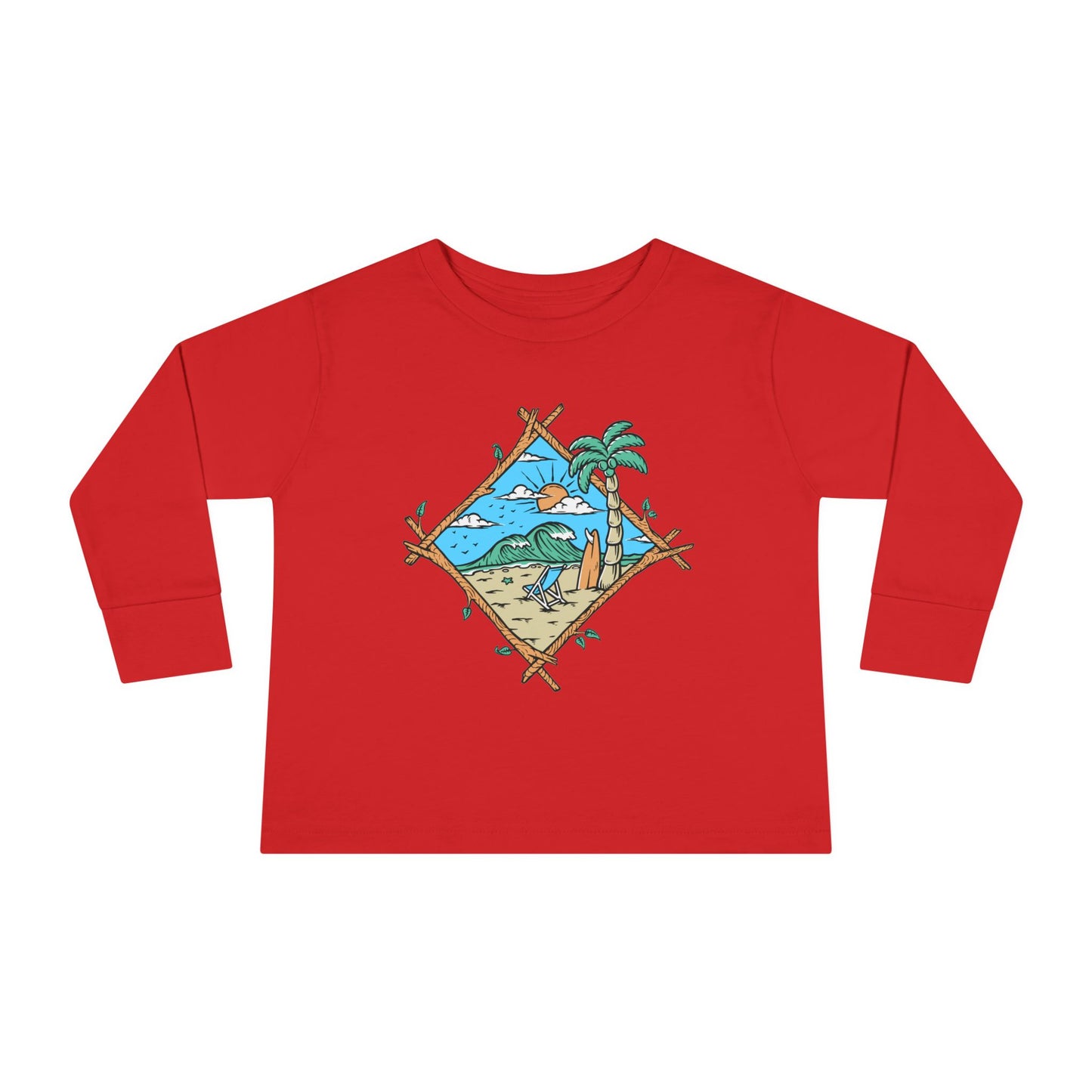Tropical Toddler Long Sleeve Tee