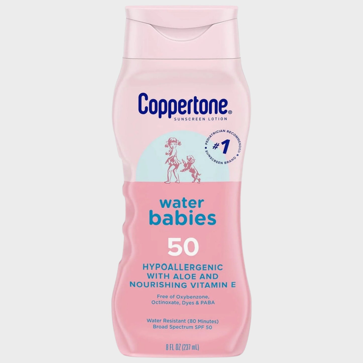Waterbabies SPF 50 Baby Sunscreen Lotion Sunscreen SPF 50 8 Fl Oz (Pack of 4)