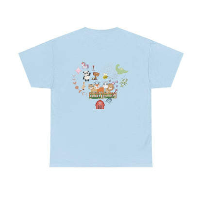 Farm Illustrations Unisex Heavy Cotton Tee