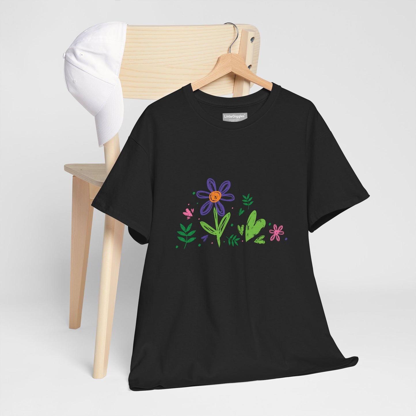Floral Unisex Heavy Cotton Tee