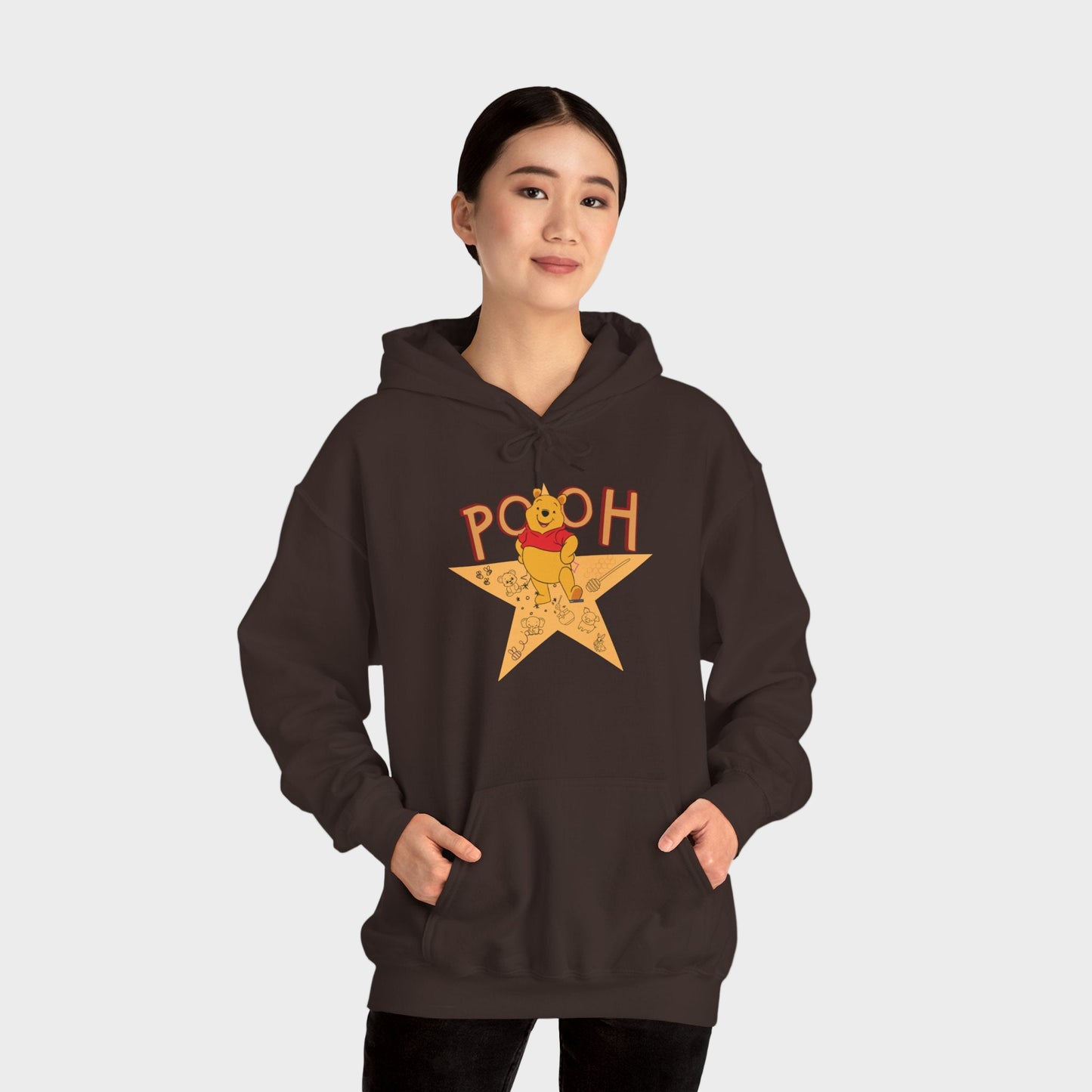 Pooh Themed Hooded Sweatshirt