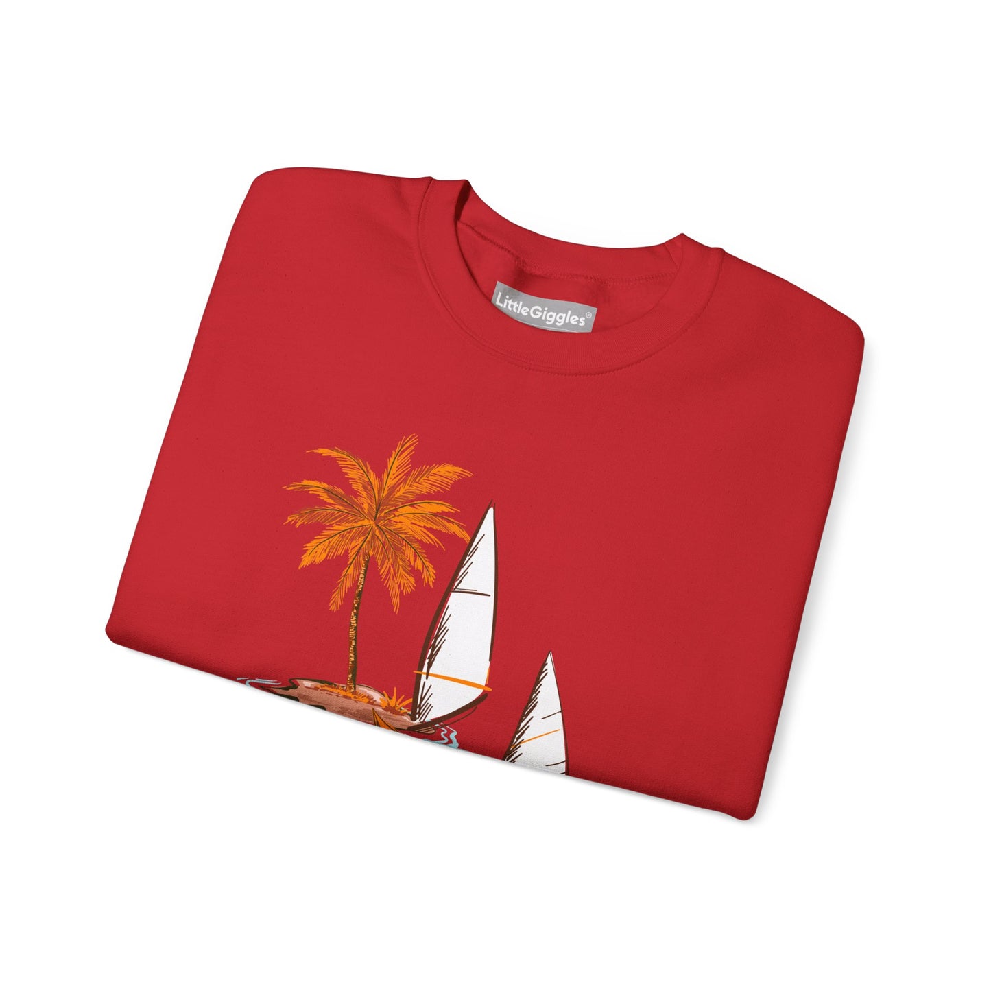 Tropical Chic Artisanal Sweatshirt