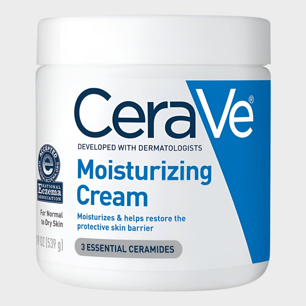 Cerave Moisturizing Cream | Hyaluronic Acid & Ceramides | Face & Body | 19 Oz
