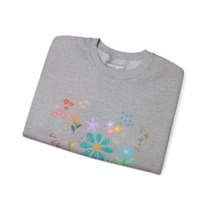 Floral Crewneck Sweatshirt