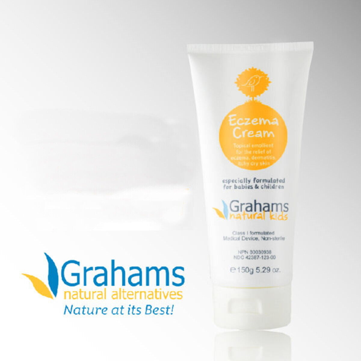 NEW Grahams Natural Baby Eczema Cream 75G