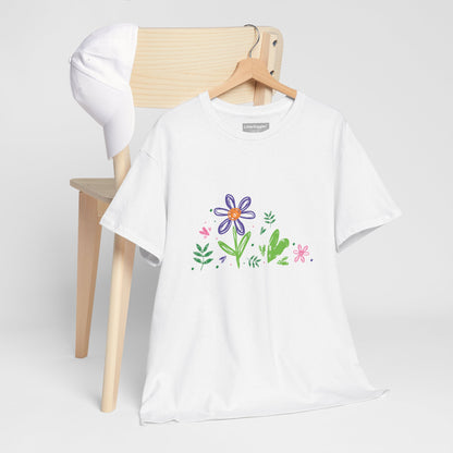 Floral Unisex Heavy Cotton Tee