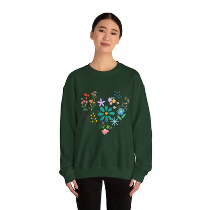 Floral Crewneck Sweatshirt